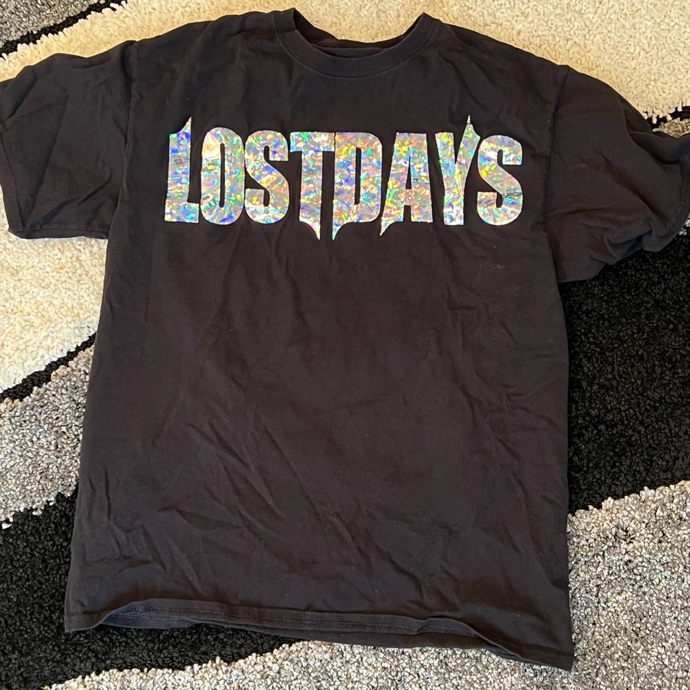 Holographic tee. Front & back.